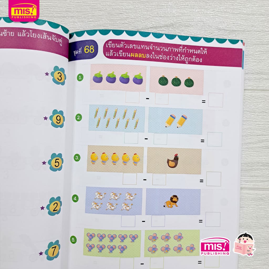MISBOOK หนังสือคณิตคิดเร็ว อนุบาล 1 รูปที่ 3