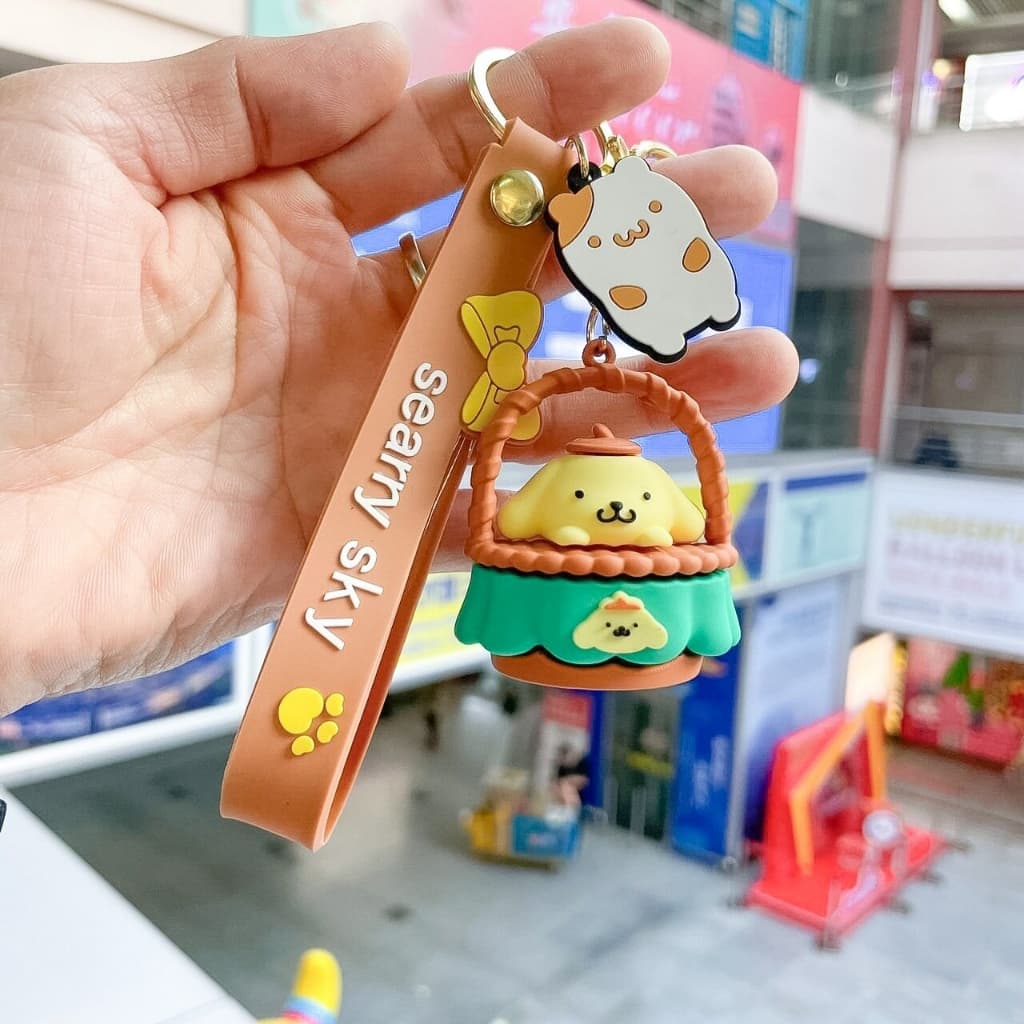 พวงกุญแจ YS126ตะกร้าการ์ตูน น่ารัก สไตล์เกาหลี สําหรับห้อยกระเป๋า/ของขวัญ รูปที่ 2