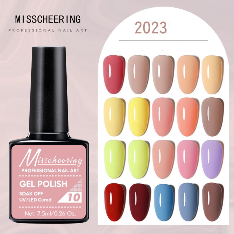 สีทาเล็บเจล Misscheering มี66สีสวยๆเม็ดสีแน่นติดทน ขนาด7.5ml. ในไทย รูปที่ 1