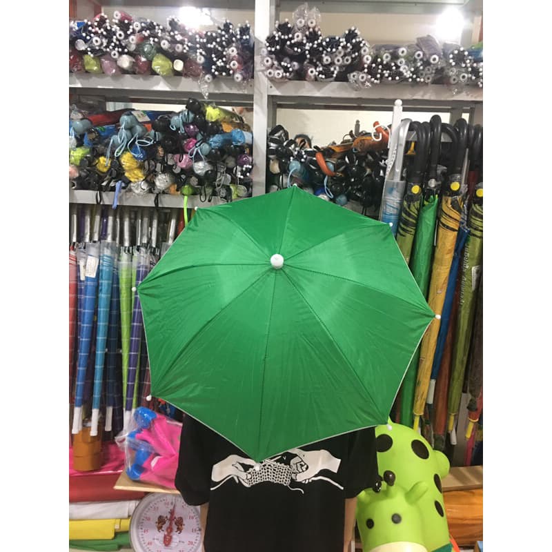ร่มแบบหมวก กัน UV ใช้ได้ทั้งเด็กและผู้ใหญ่ มีหลายสีให้เลือก รูปที่ 2