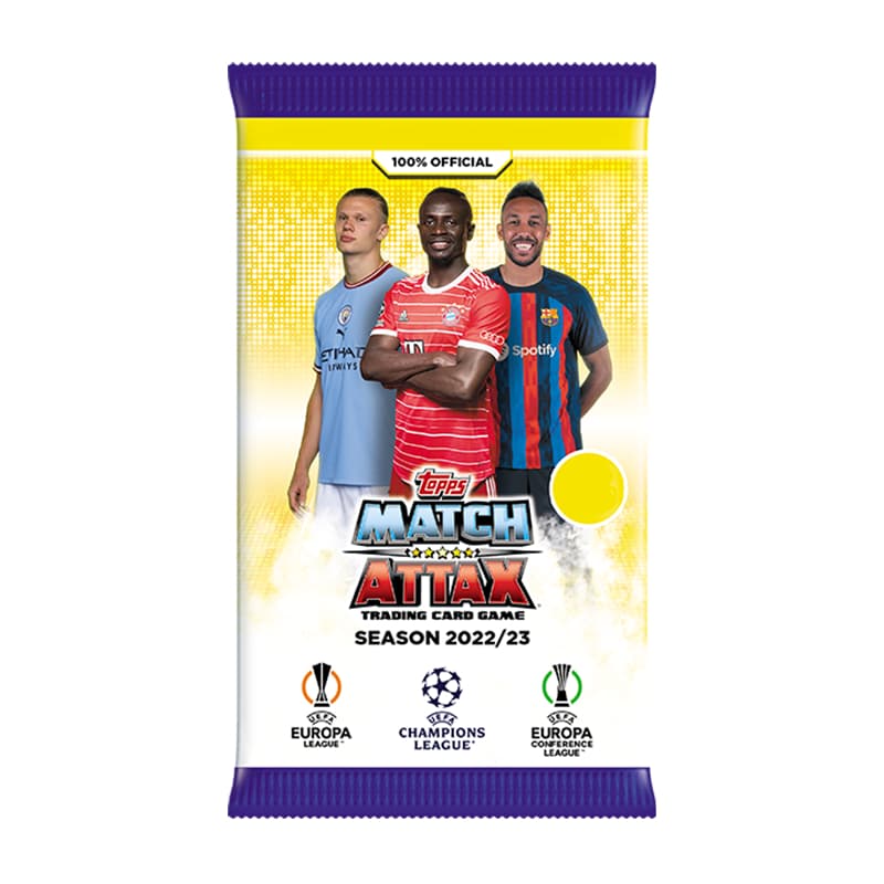 (ของแท้ 100%) Match Attax 25/26,24/25,23/24,22/23,20/21,19/20,17/18 การ์ดฟุตบอลแมตช์แอทแทค ราคาต่อ 1 ซอง นะคะ