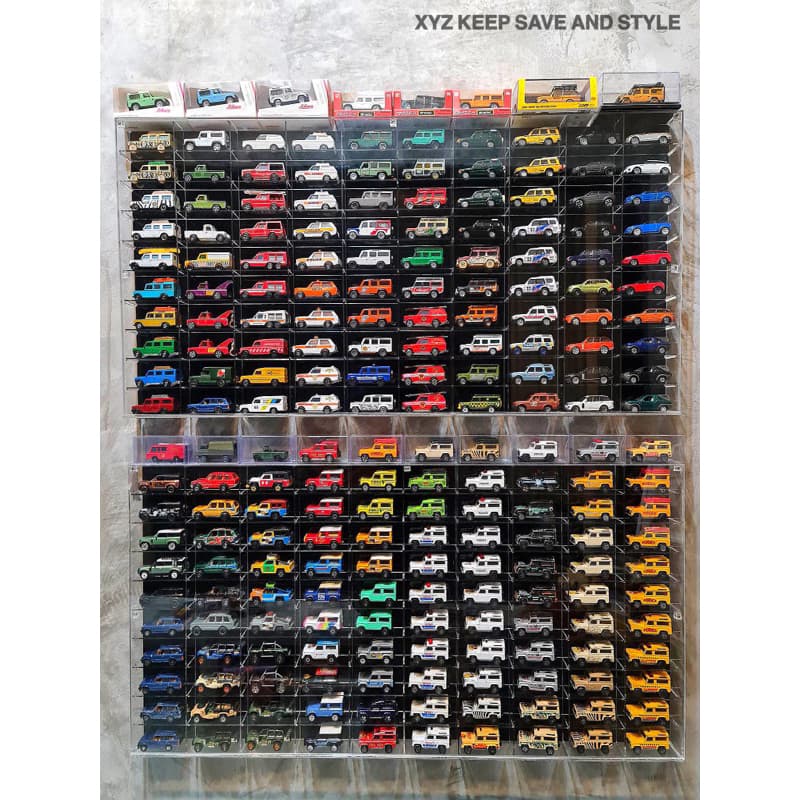 ตู้โชว์รถสเกล 1:64 อะคริลิค 100ช่อง รูปที่ 8