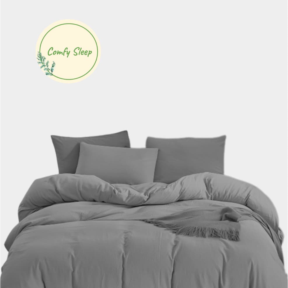 Comfy ชุดผ้าปูที่นอน ผ้านวมแยก ผ้านุ่ม สีไม่ตกง่าย รูปที่ 4