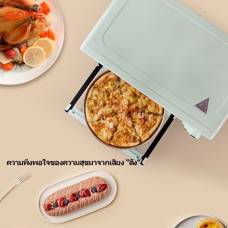เตาอบ เครื่องอบ 15/20/25ลิตร เตาอบไฟฟ้า เตาอบขนม ท่อล่างและท่อบนทำความร้อน Electric oven เตาอบอเนกประสงค์ เครื่องอบขนม รูปที่ 5