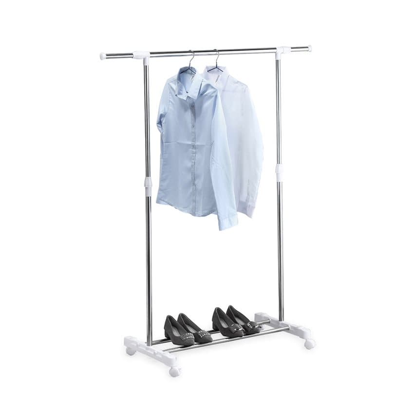 โลตัส ราวแขวนผ้าแบบบาร์เดี่ยว และแบบบาร์คู่ สีขาว LOTUSS CLOTHES RACK SINGLE BAR AND DOUBLE BAR TYPE WHITE รูปที่ 3
