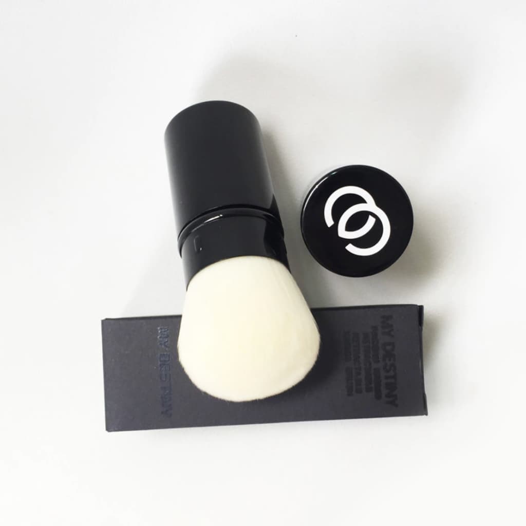 Kabuki Brush แปรงพกพา ปัดแป้ง/ปัดแก้ม มีปลอกฝาปิด แปรงคาบูกิ รูปที่ 4
