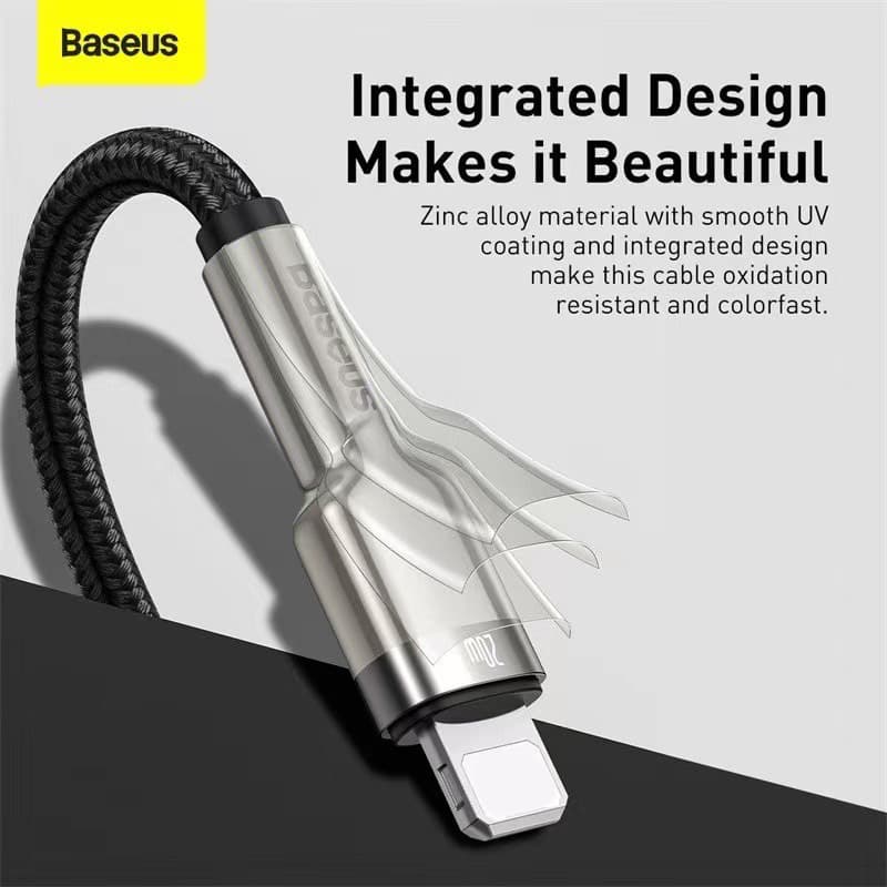 Baseus สายชาร์จเร็ว Type-C to iP 20W PD Fast Charging Data Cable สายชาร์จสายเคเบิล,ชาร์จเร็ว สายชาร์จเร็ว รูปที่ 4