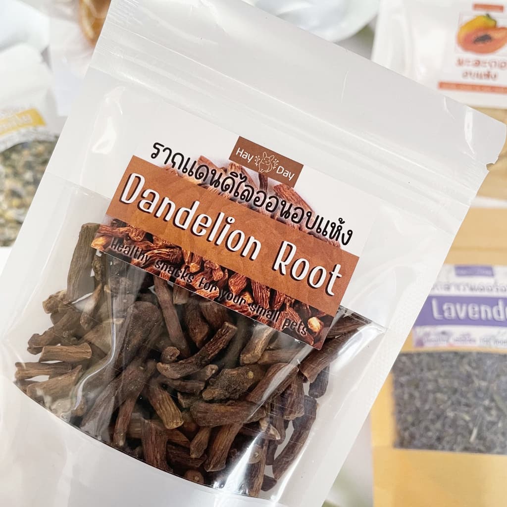 แจ้งย้ายร้าน ทักแชท ขนมกระต่าย || รากแดนดิไลออน || Dandelion ลับฟัน ชาดอกไม้ สำหรับสัตว์ฟันแทะทุกชนิด นก ฯลฯ รูปที่ 2