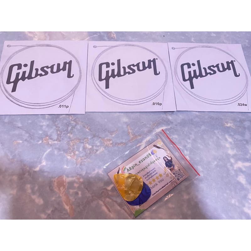 สายพิณไฟฟ้า3สาย Gibsonมาตรฐานสุดคุ้มทนนาน รูปที่ 2