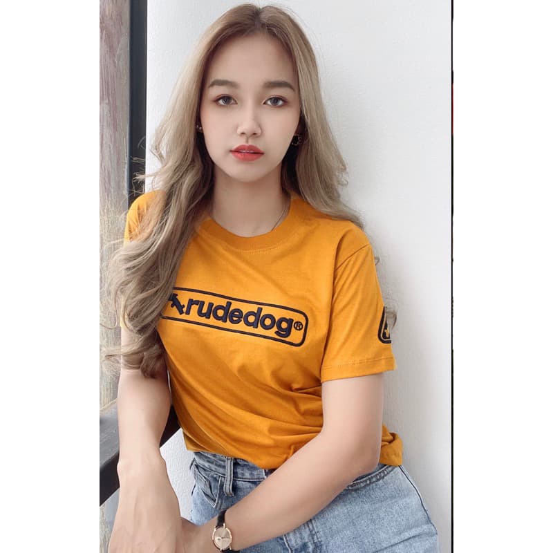 มาใหม่เสื้อยืดแขนสั้นruded0g”ปักอกและแขนตามภาพเลยนะคะ” s m l xl 2xl”ผ้าคอตตอนนุ่มไม่หยาบ”จ รูปที่ 1