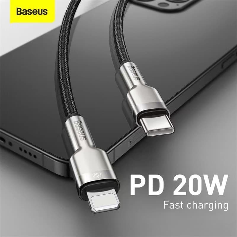 Baseus สายชาร์จเร็ว Type-C to iP 20W PD Fast Charging Data Cable สายชาร์จสายเคเบิล,ชาร์จเร็ว สายชาร์จเร็ว รูปที่ 5