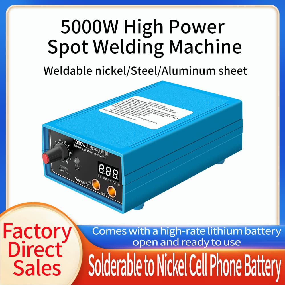 Spot welder เครื่องเชื่อม8000W/5000W mini เย็บปากกา DIYชุด18650 แบตเตอรี่แบบพกพาเครื่องมือเชื่อมเชื่อม 0.15/0.20 นิกเก รูปที่ 5