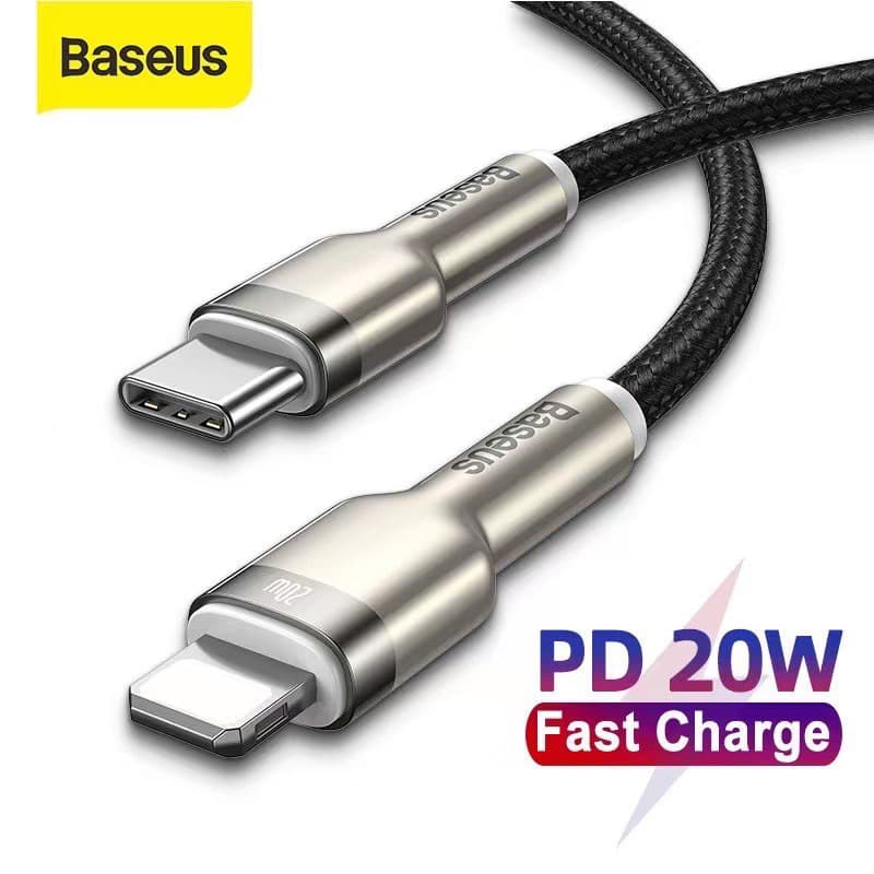 Baseus สายชาร์จเร็ว Type-C to iP 20W PD Fast Charging Data Cable สายชาร์จสายเคเบิล,ชาร์จเร็ว สายชาร์จเร็ว รูปที่ 2