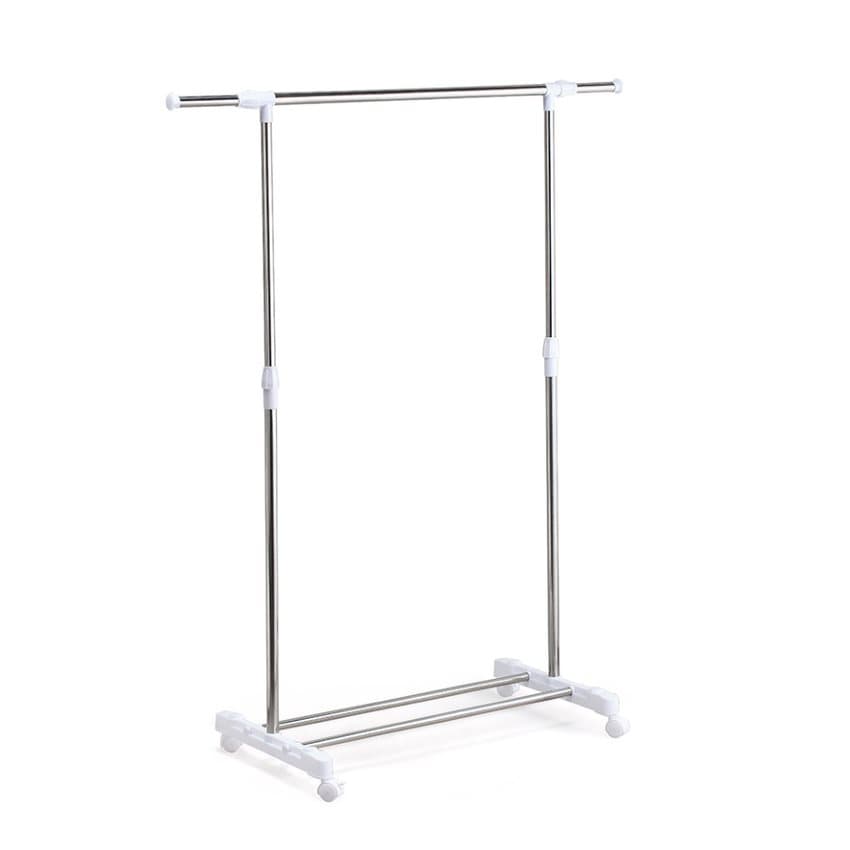โลตัส ราวแขวนผ้าแบบบาร์เดี่ยว และแบบบาร์คู่ สีขาว LOTUSS CLOTHES RACK SINGLE BAR AND DOUBLE BAR TYPE WHITE รูปที่ 4