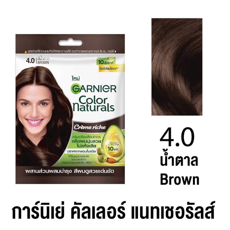 Garnier การ์นิเย่ คัลเลอร์ เนเชอรัลส์ ซอง30+30มล. ครีมเปลี่ยนสีผม รูปที่ 6