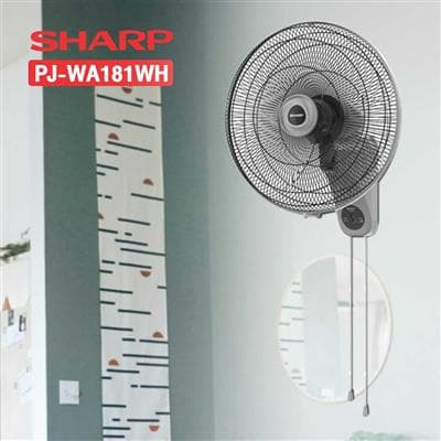 Sharp พัดลม ติดผนัง 18 นิ้ว ชาร์ป รุ่น PJ-WA181 สีขาว สีเทา และ สีดำ รูปที่ 3