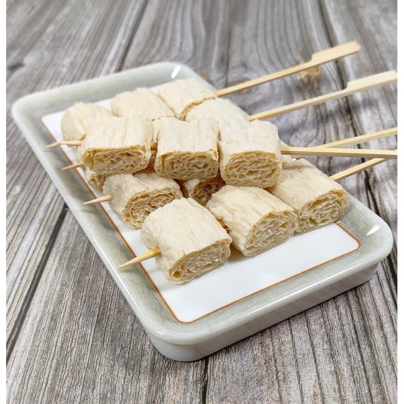 ฟองเต้าหู้ ชาบู หม่าล่า เจ 100g ฟองเต้าหู้แห้ง อาหารเจ กินกับชาบูหม่าล่า สุกี้ หรือประกอบอาหารได้ รูปที่ 6