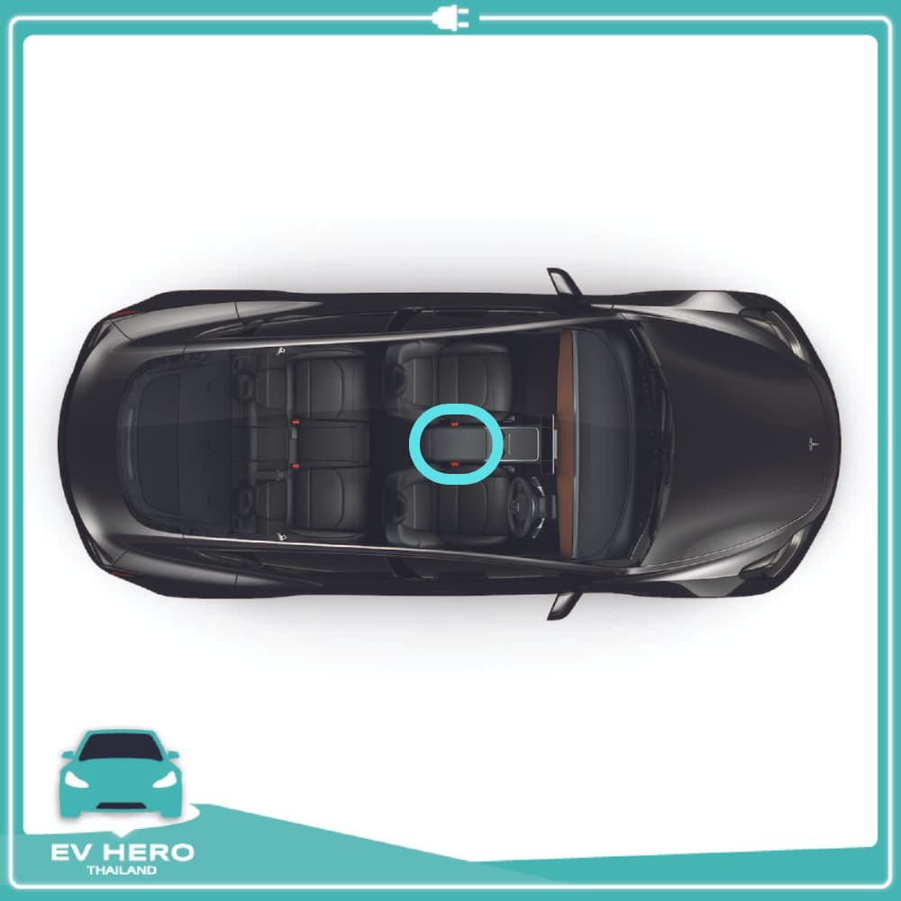 EV HERO Tesla กล่องเก็บของช่องที่เท้าแขน Arm Rest Organizer Box Model Y/ YL/ Model 3 รูปที่ 6