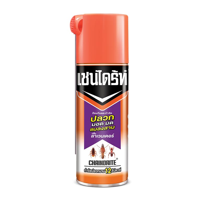 Chaindrite เชนไดร้ท์ 7 สเปรย์กำจัดปลวก มอด มด และแมลงสาบ กลิ่นลาเวนเดอร์ ขนาด 300 ml. รูปที่ 2