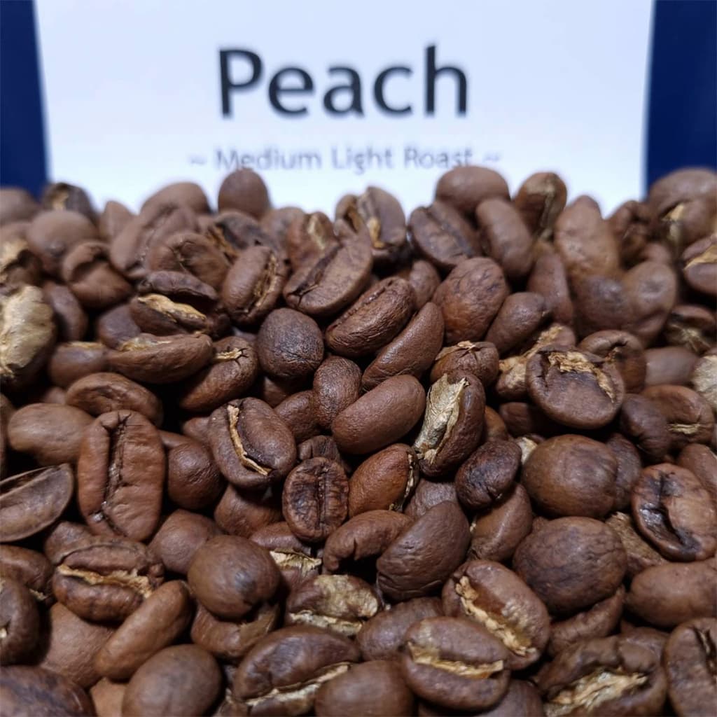 Peach Blend เมล็ดกาแฟคั่วกลางอ่อนพีชเบลนด์ รูปที่ 2