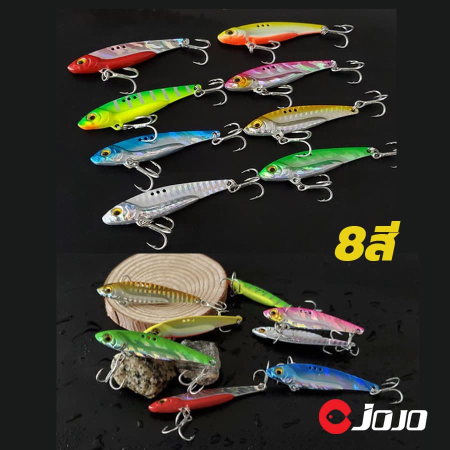 JOJO TACKLE เหยื่อปลอม กระดี่เหล็ก 20 กรัม 7ซ.ม. งานกระสูบฝูง ตีไกลลิบๆ ตัวเบ็ด ST-41 แข็งแรง กระดี่ 20 กรัม กระดี่โจโจ้ รูปที่ 6
