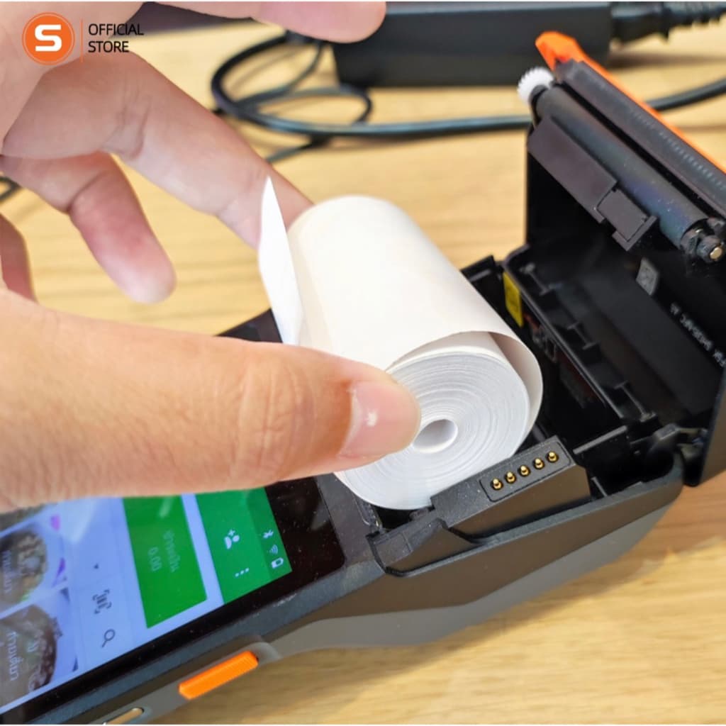 Thermal paper 57mm 1ลัง จำนวน100 ม้วน กระดาษความร้อน กระดาษใบเสร็จ ขนาด 57x40mm รูปที่ 5