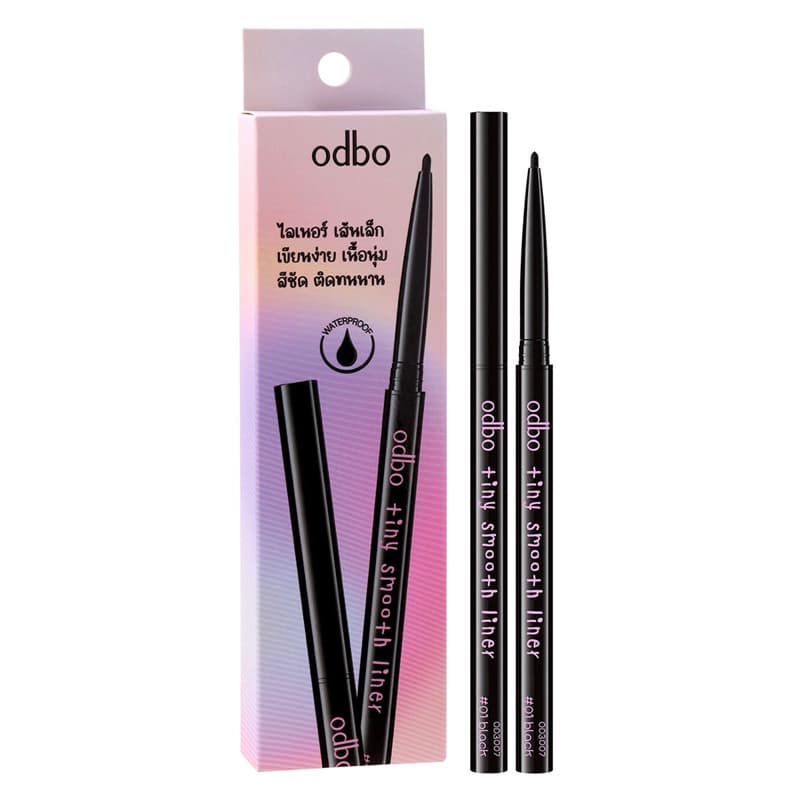 Odbo Tiny Smooth Liner โอดีบีโอ ไทนี่ สมูท ไลเนอร์ ดินสอ ขอบตา สลิม ขนาด 0.1g. OD3007 รูปที่ 1