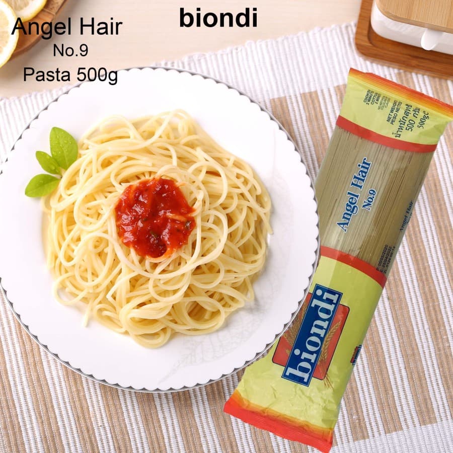 บิออนดิ เเองเจิ้ลเเฮร์ พาสต้าเส้นเล็ก 500 กรัม - Angel Hair Pasta 500g Biondi brand รูปที่ 4