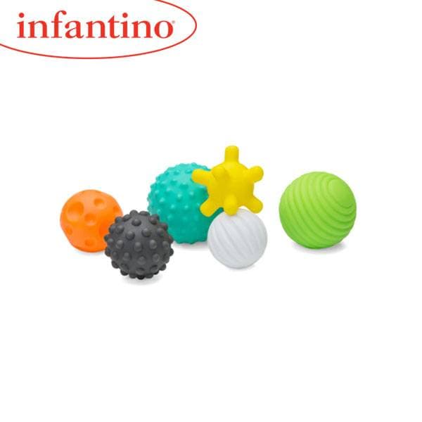 Infantino : Textured Multi Ball Set - ชุดของเล่นบอลหลายพื้นผิว รูปที่ 4