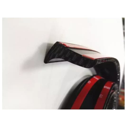 กว้าง 38 mm ตูดเป็ด ตูดเป็ดคาร์บอน ตูดเป็ดเคฟล่า Ducktail spoiler ลิ้นยาง ติดท้ายฝากระโปรง ดำ ซามูไร samurai รูปที่ 5