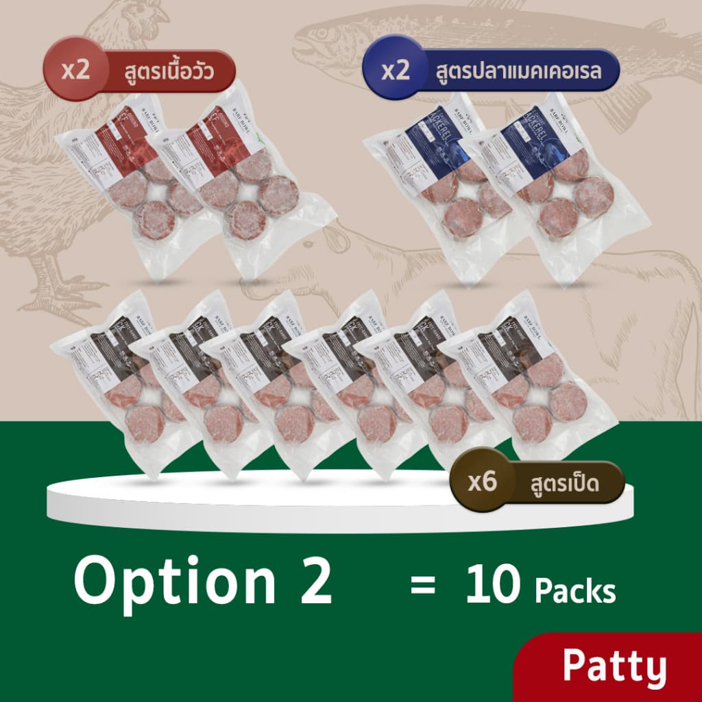 บาร์ฟสุนัข- BARF สูตร Nutrient Mix Patty x 10 ขิ้น รูปที่ 4