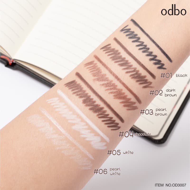 Odbo Tiny Smooth Liner โอดีบีโอ ไทนี่ สมูท ไลเนอร์ ดินสอ ขอบตา สลิม ขนาด 0.1g. OD3007 รูปที่ 4
