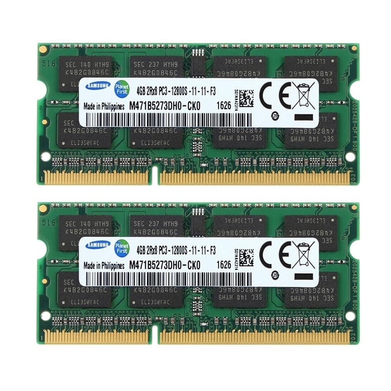 RAM แล็ปท็อป Samsung หน่วยความจำ DDR3 DDR3L 1333 1600MHZ SODIMM 2GB 4GB 8GB สำหรับโน้ตบุ๊ก รูปที่ 2