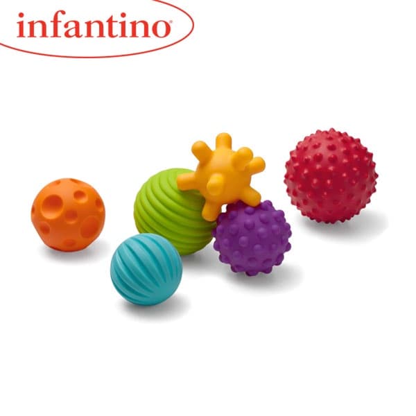 Infantino : Textured Multi Ball Set - ชุดของเล่นบอลหลายพื้นผิว รูปที่ 3