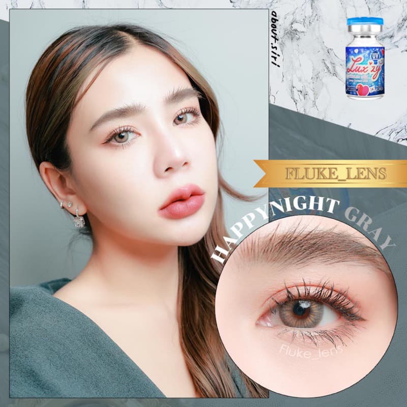 คอนแทคเลนส์ รุ่น Happy Night รุ่นตาเซ็กซี่ ตาคม Luxzylens ใส่สบาย Made in Korea luxzy lens ve รูปที่ 9
