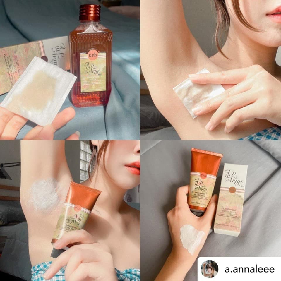 Erb Up In Arms Underarm Detox Mask 30ml. โคลนพอกทำความสะอาดผิวใต้วงแขน รูปที่ 5