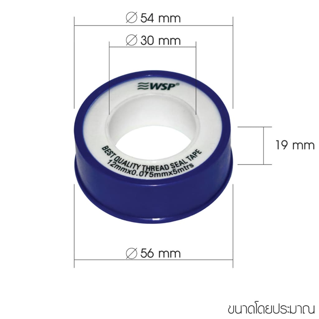 WSP เทปพันเกลียว ยาว 5m. รุ่น ST-105 รูปที่ 3