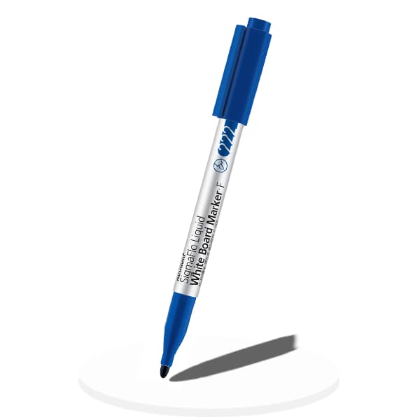 ปากกาไวท์บอร์ด โมนามิ หัวเล็กรุ่น 222 Monami Whiteboard Marker Sigma Flo Liquid F 222 รูปที่ 4