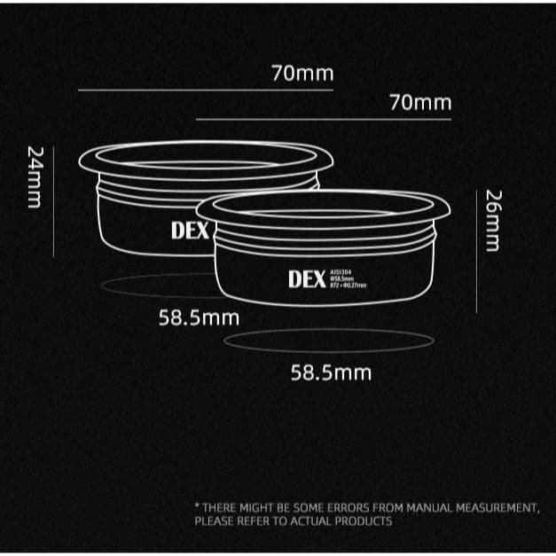 MHW-3BOMBER DEX Precise Filter Basket ตะแกรงชงกาแฟ ขนาด 58.5 mm รูปที่ 9