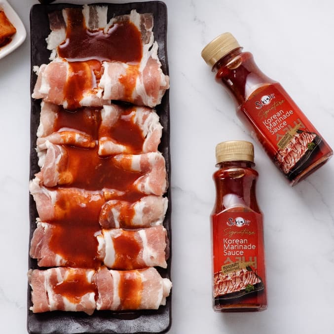 ซูกิชิ ซอสหมักสไตล์เกาหลี 180 กรัม Korean Marinade Sauce 180g รูปที่ 3