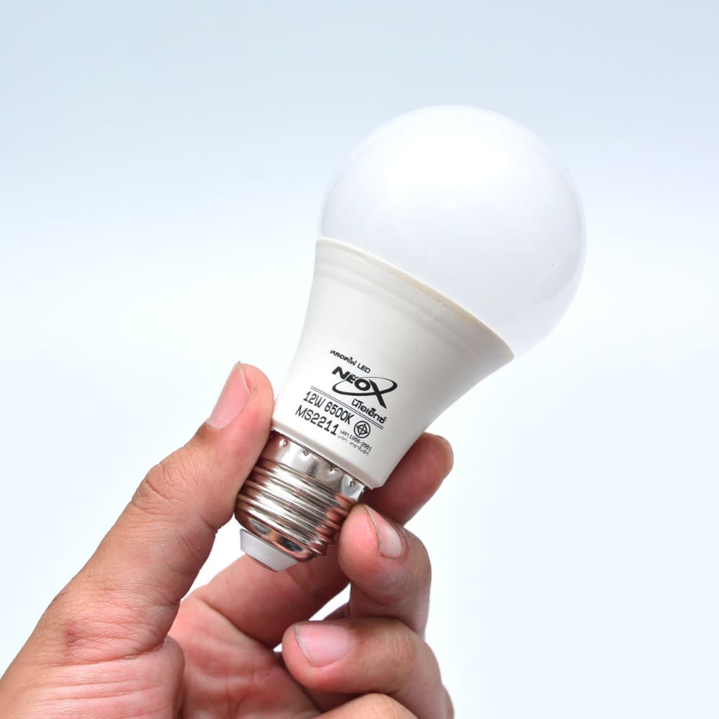 Neox Bulb 3W 5W 7W 9W 12W 15W 18W 25W แสงขาว 6500K แสงวอร์มไวท์ 3000K ถนอมสายตา ขั้วเกลียว E27 ประหยัดไฟ หลอดLED ถนอม รูปที่ 2