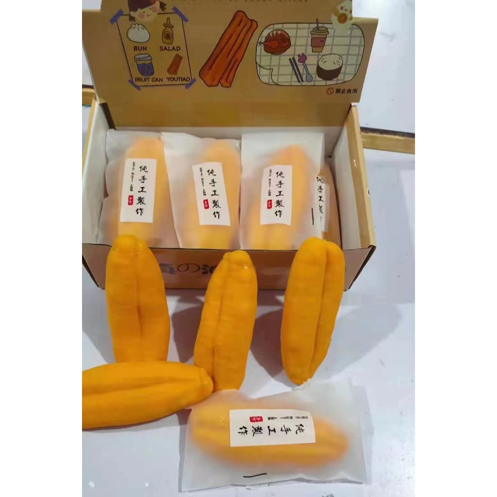 ของเล่นคลายเครียดแบบจำลองชุบแป้งทอด