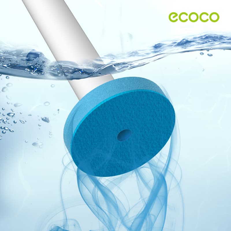 ECOCO แปรงขัดห้องน้ำ แบบใช้แล้วทิ้ง เปลี่ยนหัวได้ มีน้ำยาในตัว 1 ชิ้น รูปที่ 3