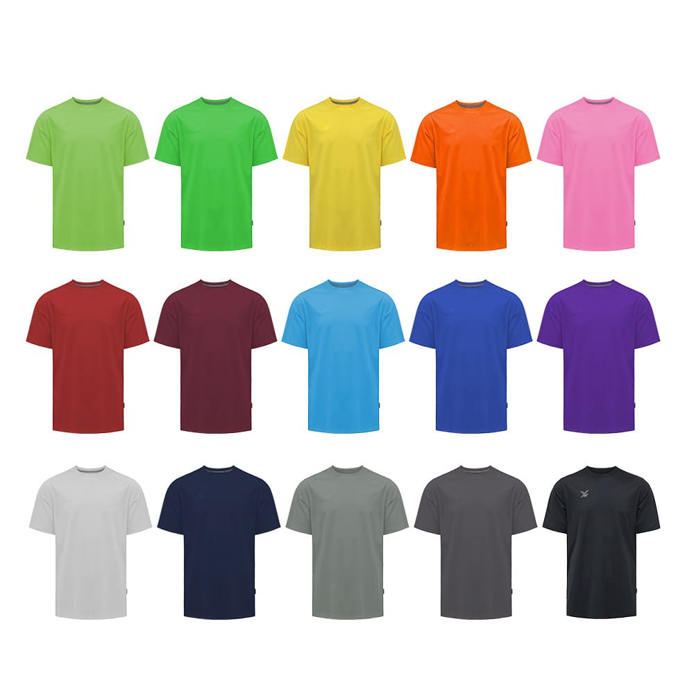 FBT เสื้อฟุตบอล คอกลม เสื้อผู้ชาย ฟิสเนต สีพื้น รหัส 12009 #2 รูปที่ 2