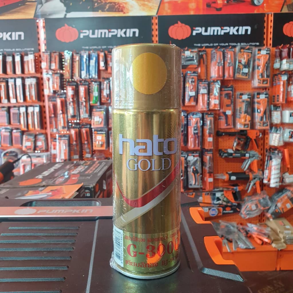 HATO GOLD SPRAY สีสเปรย์ ฮาโต้ ทองคำ แวววาว ดุจทองคำแท้ รูปที่ 2