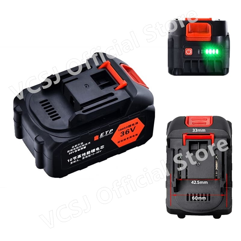 แบตเตอรี่จักรเย็บกระสอบ GK9-886 36V แบตเตอรี่ลิเธียม รูปที่ 1