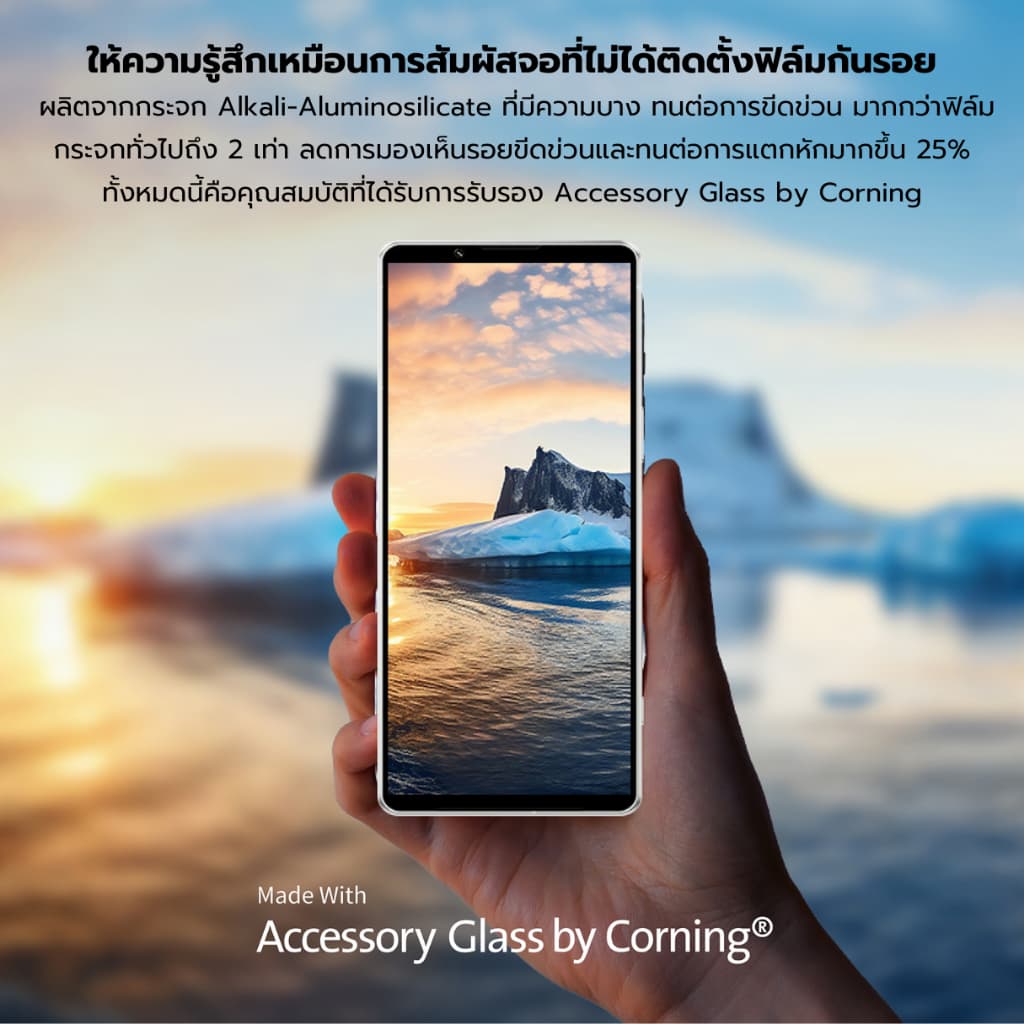 IMOS ฟิล์มกระจก SOLID-EX / SOLID-EX2 Glass Screen Protector สำหรับ SONY Xperia 1 VIII / 1 VII / 1 VI / 1 V / 1 IV รูปที่ 3