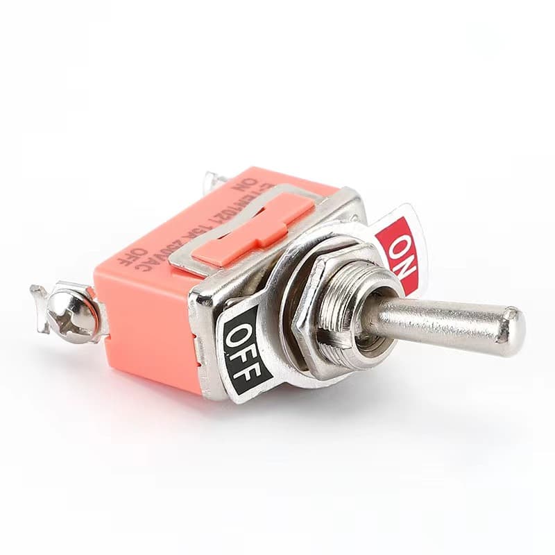 E-TEN1021 สวิทโยก 2 ทาง 12mm แบบก้านยาว ON-OFF switch สวิทซ์ปิดเปิด 15A 250V / 20A 125V สวิตช์ไฟ 12v รูปที่ 2
