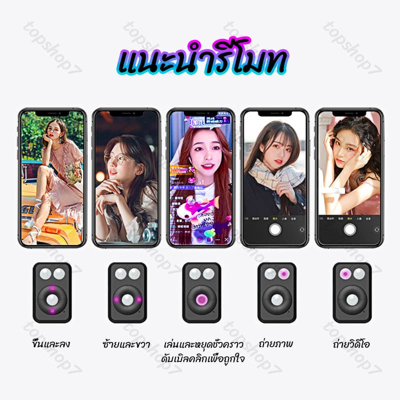 ไม้เซลฟี่บลูทูธ พร้อมรีโมท ยืดหดได้ ขาตั้งกล้องมือถือ ไม้เซลฟี่หมุนได้ 360 ํ/180 ํ ขาตั้งกล้องมือถือ ไร้สายแบบพกพา p68 รูปที่ 2