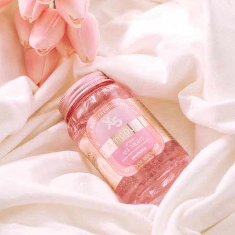 สลิปปิ้งมาร์ค Skinpastel x5 Retinol Booster Ampoule All Night บำรุงผิวเร่งด่วนให้หน้าฉ่ำวาว รูปที่ 5